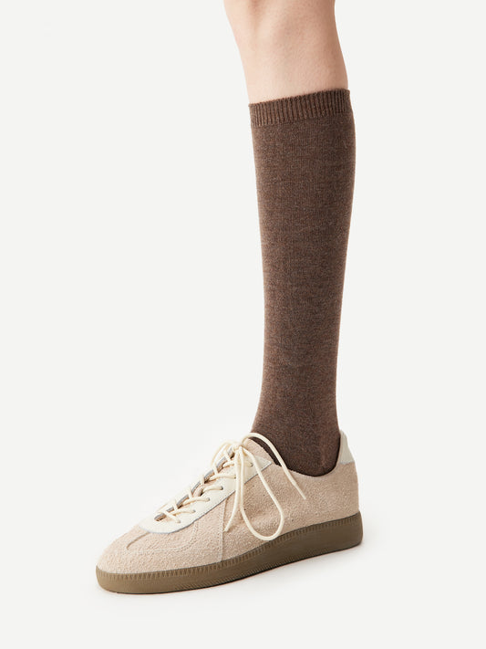 Wool & Lyocell Blend Calf Sock