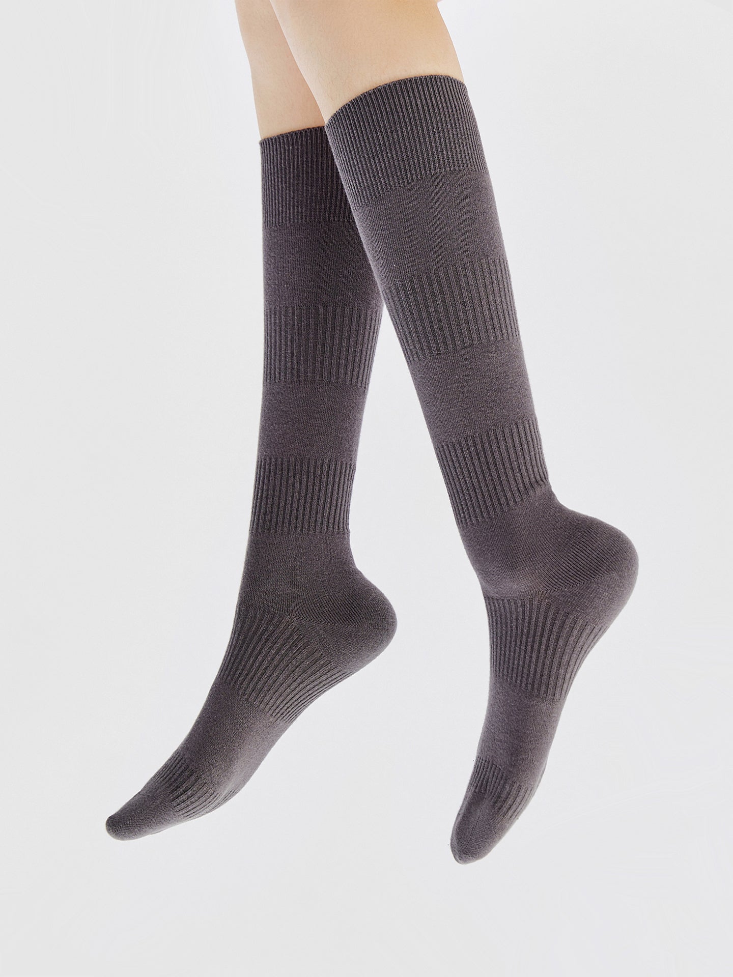 Ribbed Lantern Crew Sock