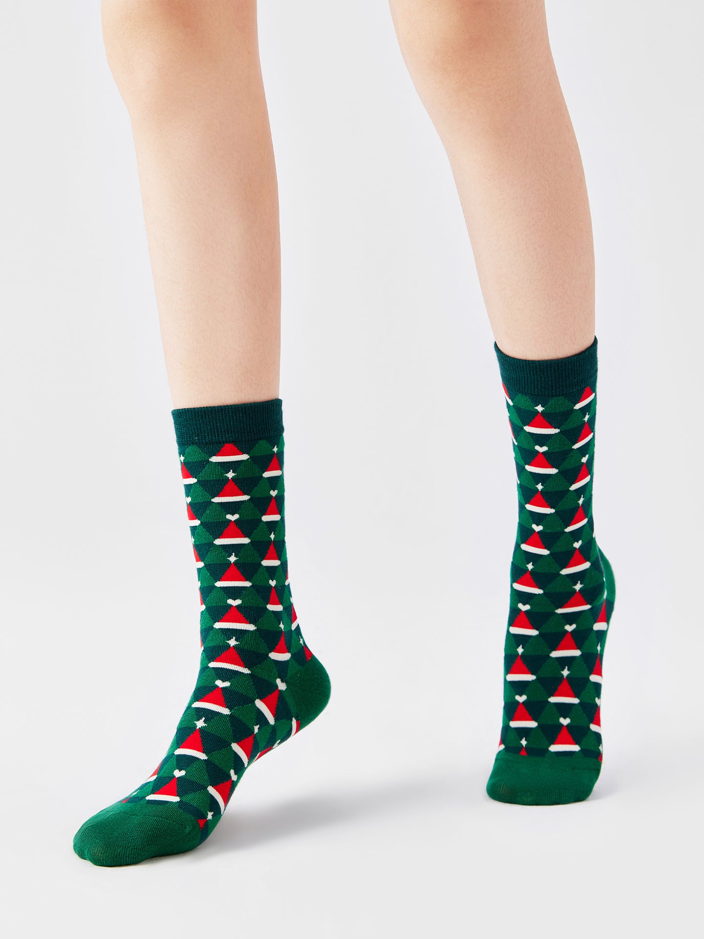 Santa Hat Crew Sock