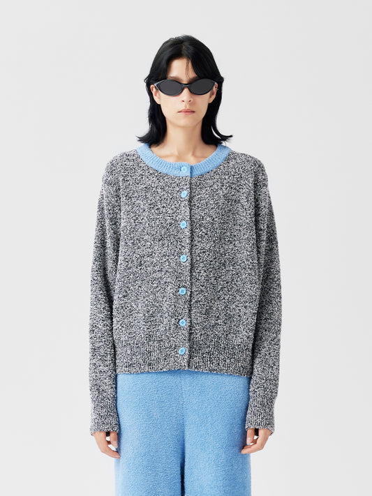 Classical Cardigan Soft Sherpa Set