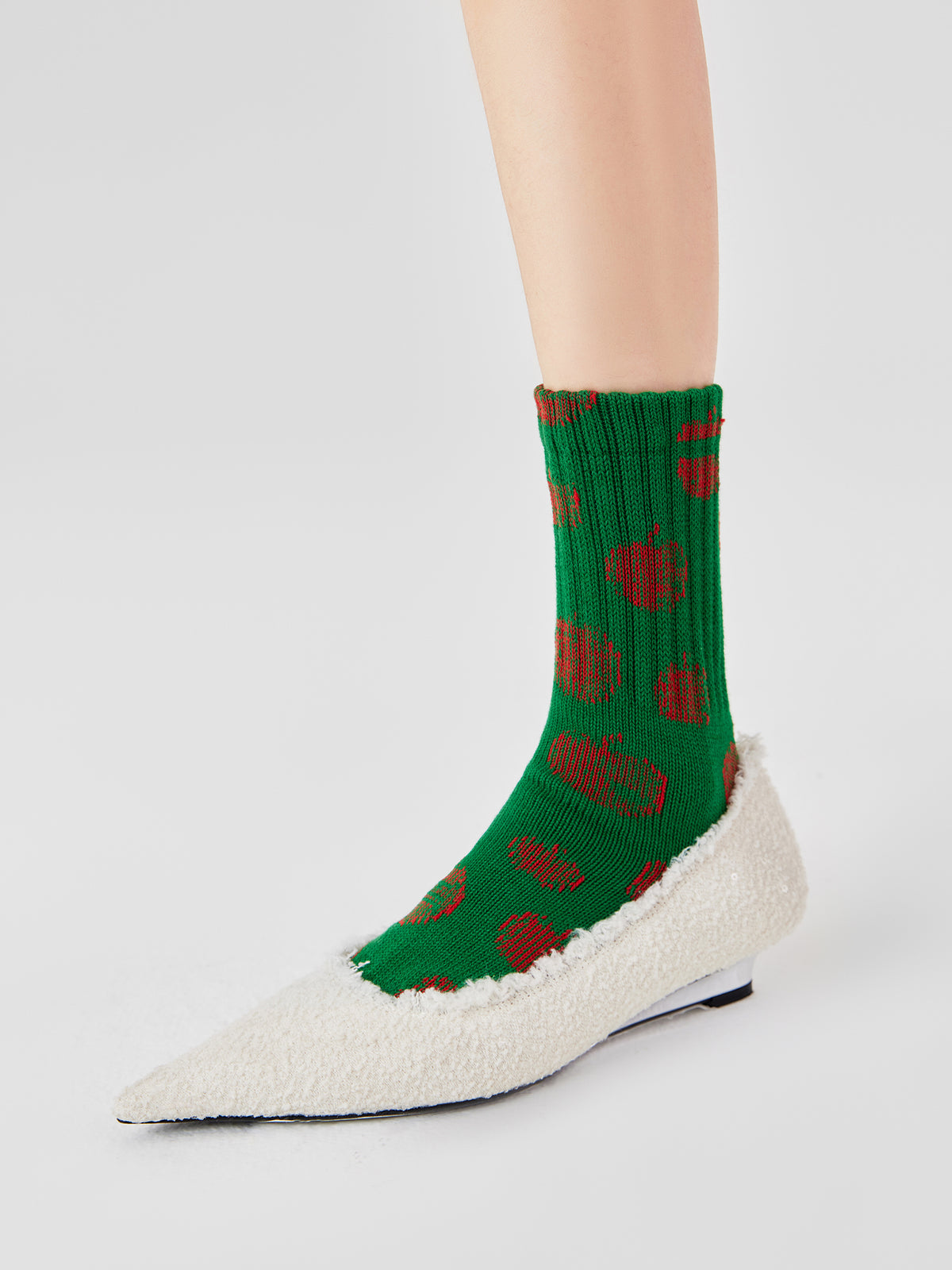 Christmas Apple Socks