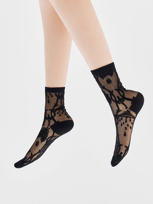 Textured Breathable Translucent Sock