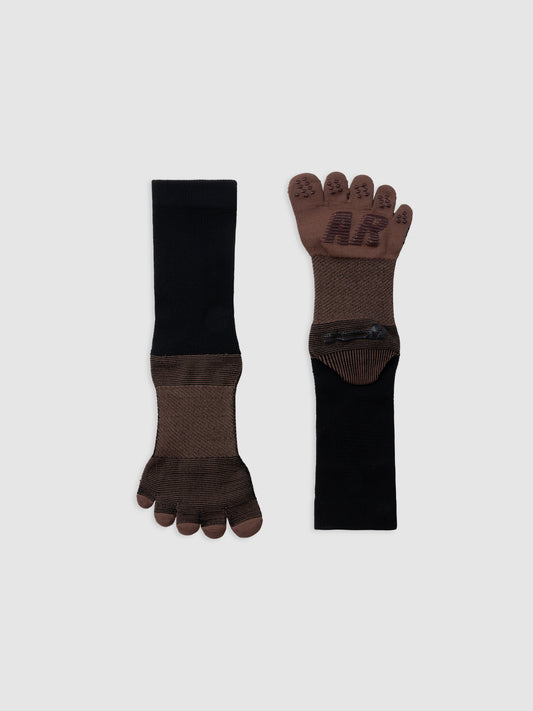 Grip Yoga Toe Crew Sock