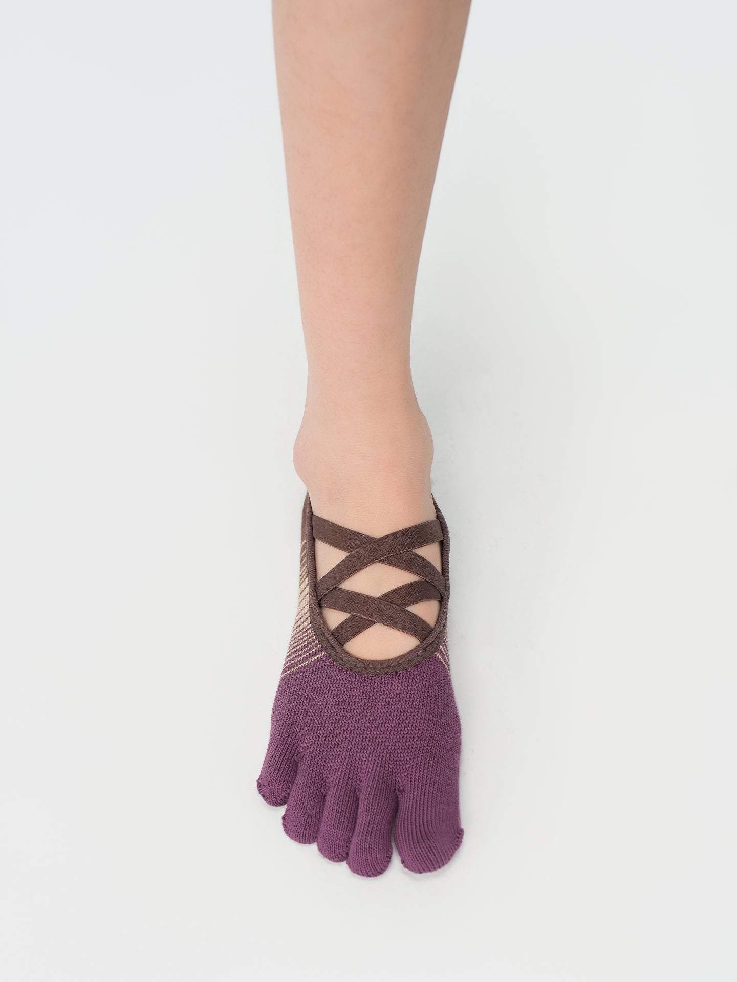 Double Strap Grip Five-Toe Socks