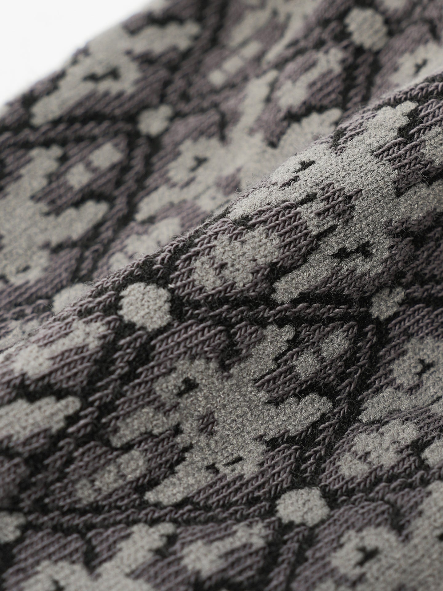 Mist Jacquard Calf Sock