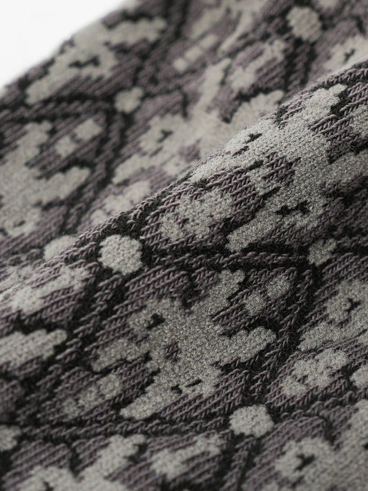 Mist Jacquard Calf Sock