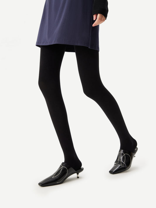Purple Label Thickened Merino Wool Tights