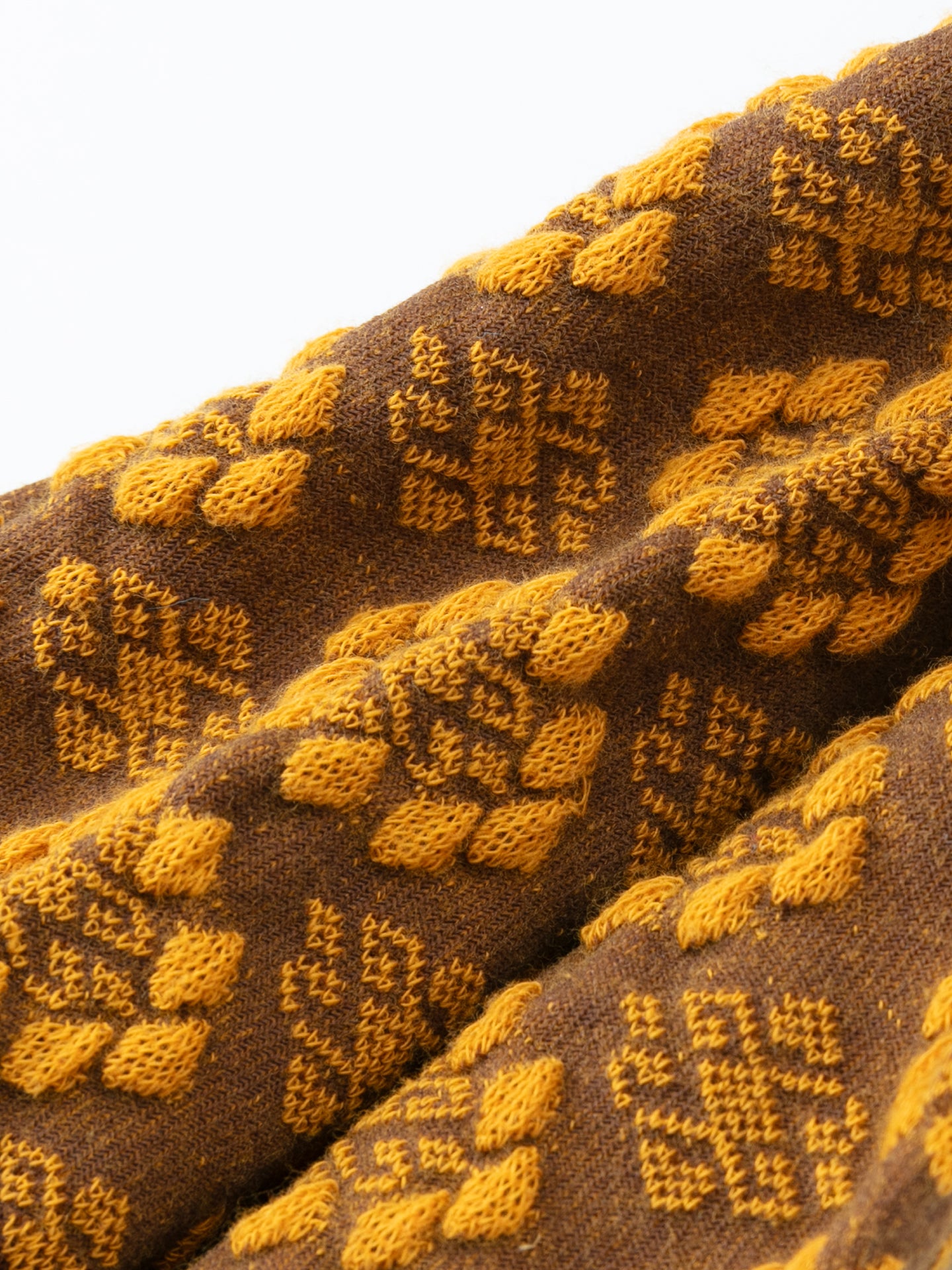 Contrast Trim Patterned Crew Sock