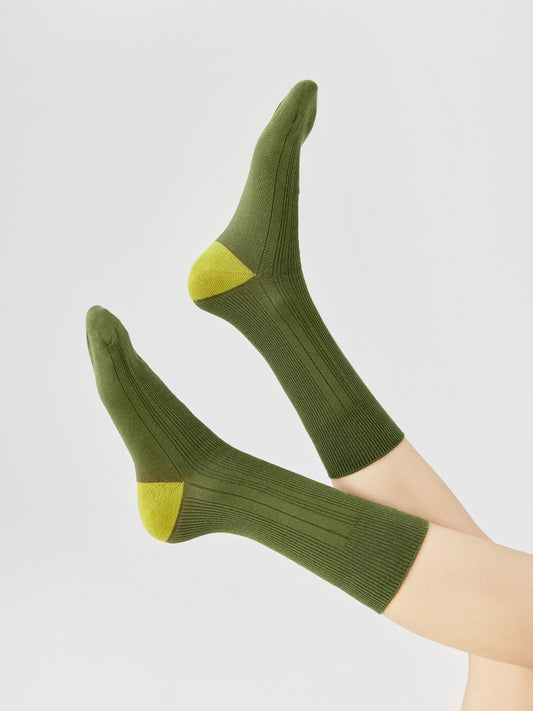 Ribbed Crew / Under Knee / Knee High Sock