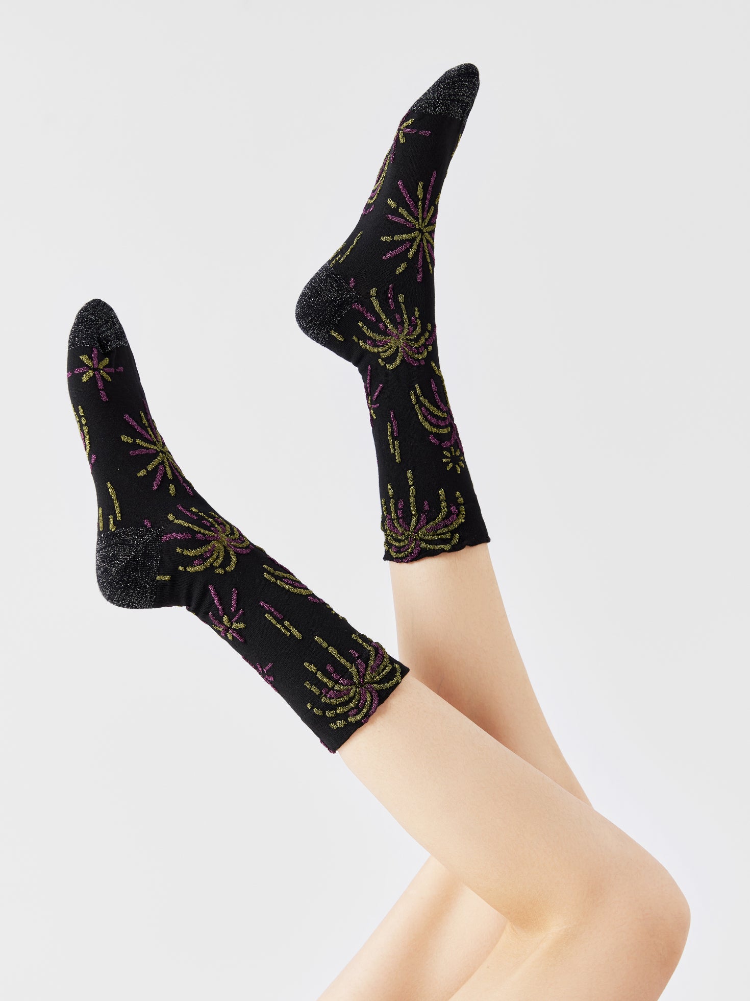 Firework Illusion Crew Sock