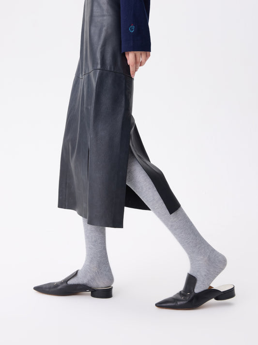 Purple Label Merino Mercerized Wool Thick Tights
