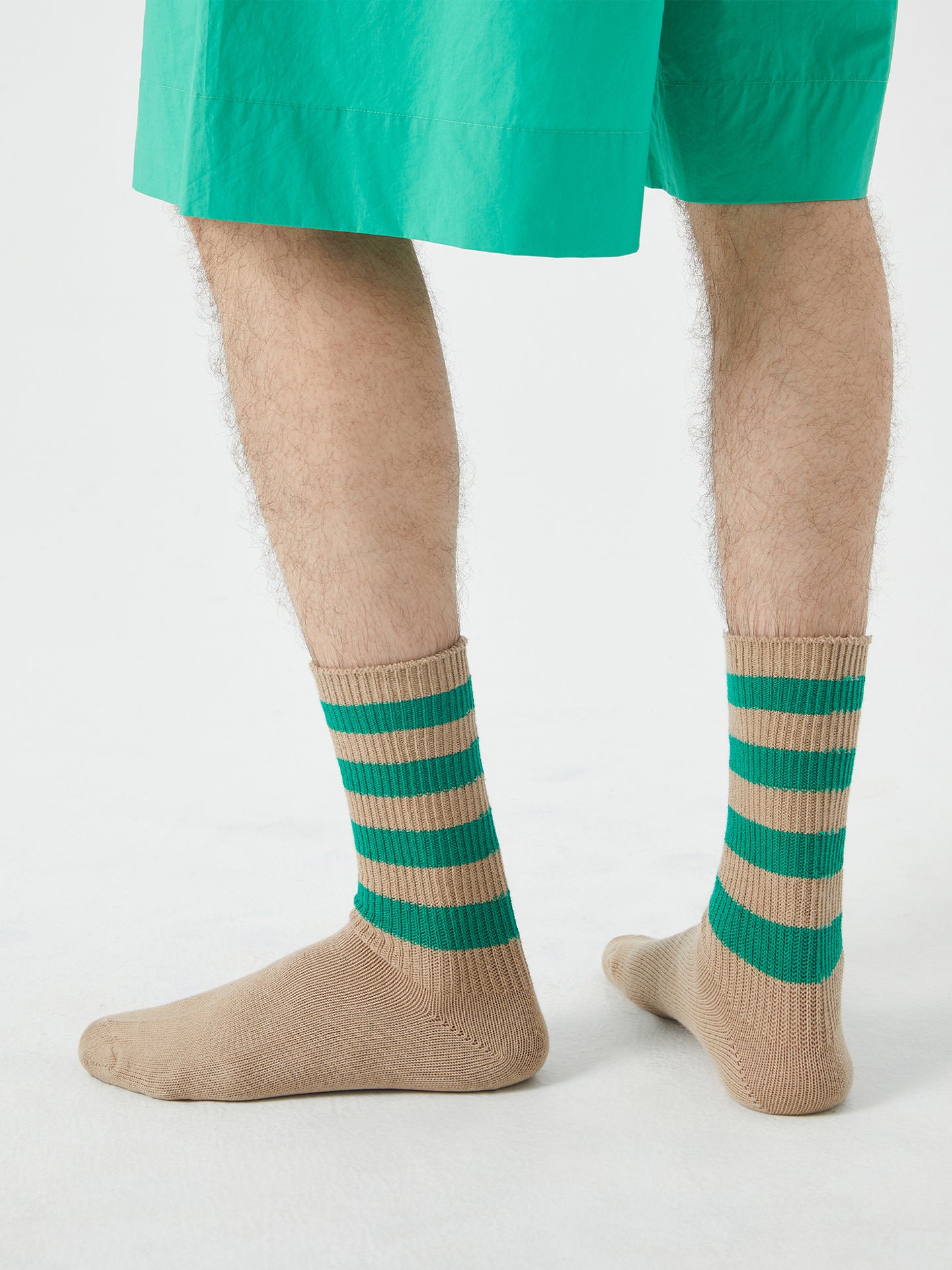 Ringed Stripe Crew Sock