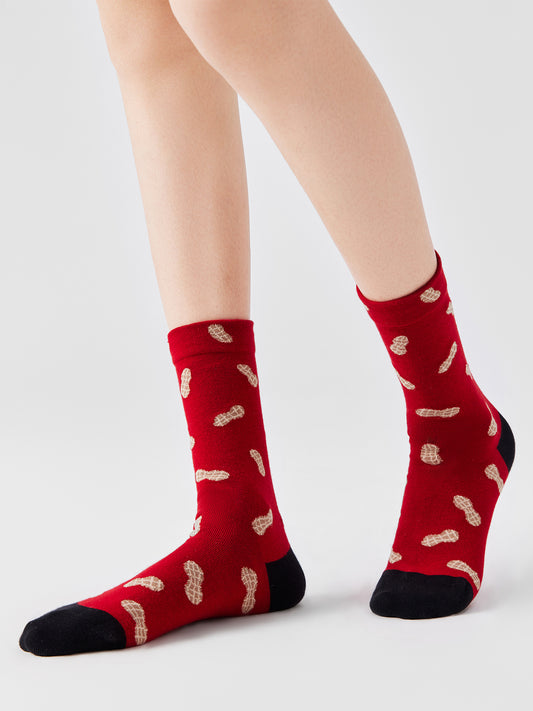Lucky Peanut Crew Sock