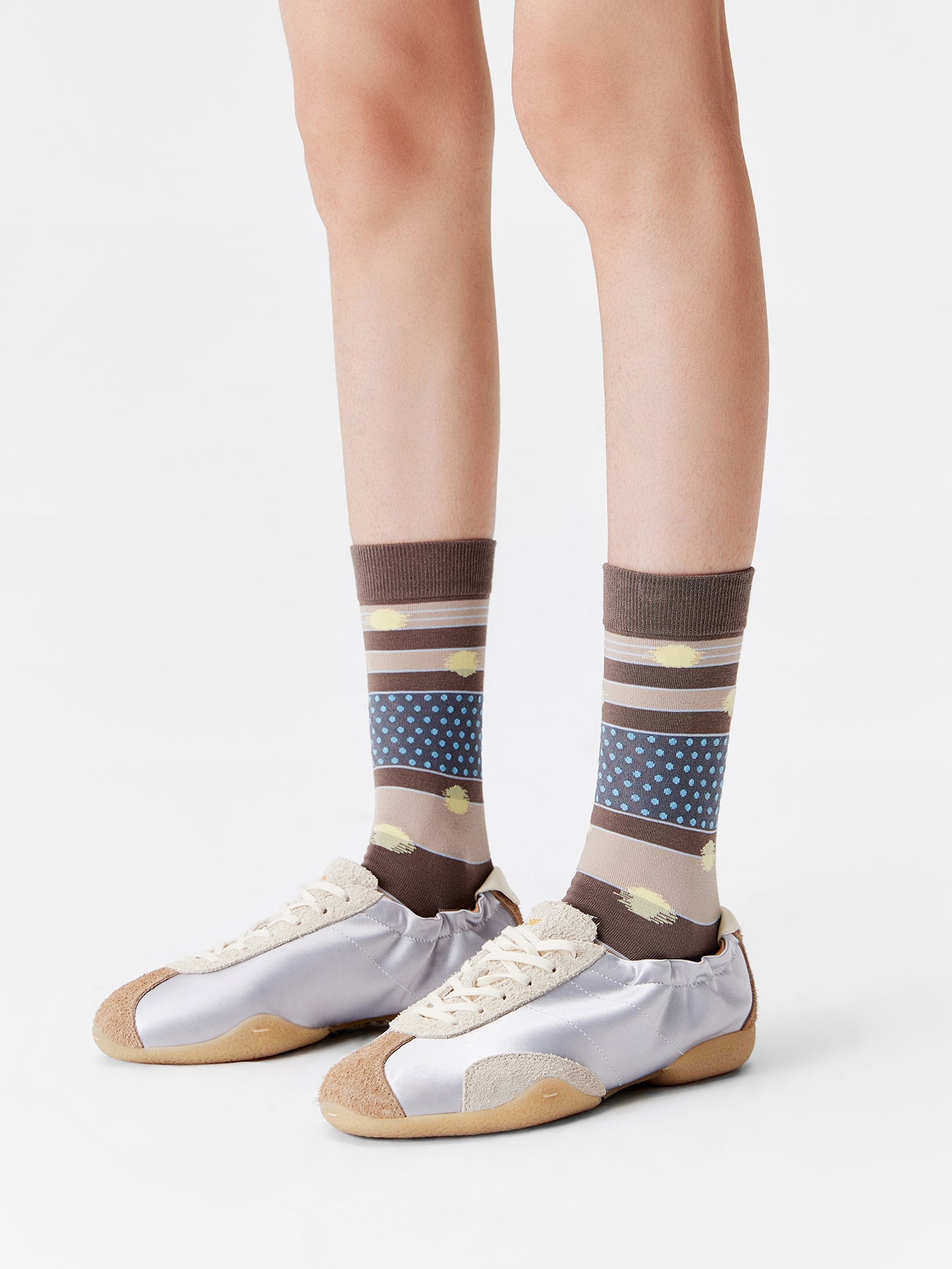 Dot & Stripe Crew Socks