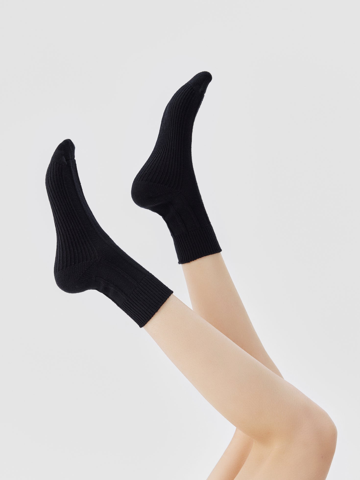 Textured Stripe Crew Sock