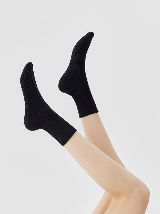 Textured Stripe Crew Sock