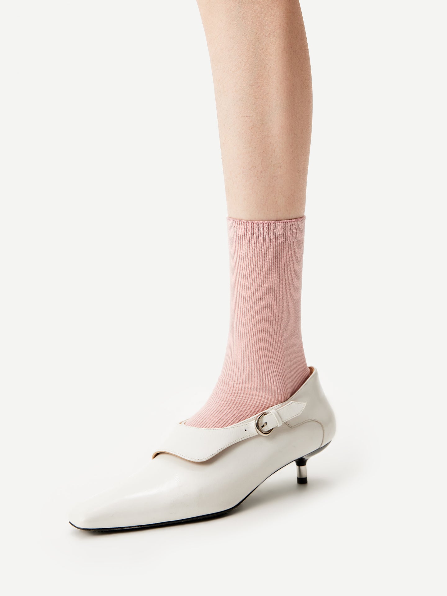 Merino Mulberry Crew Sock