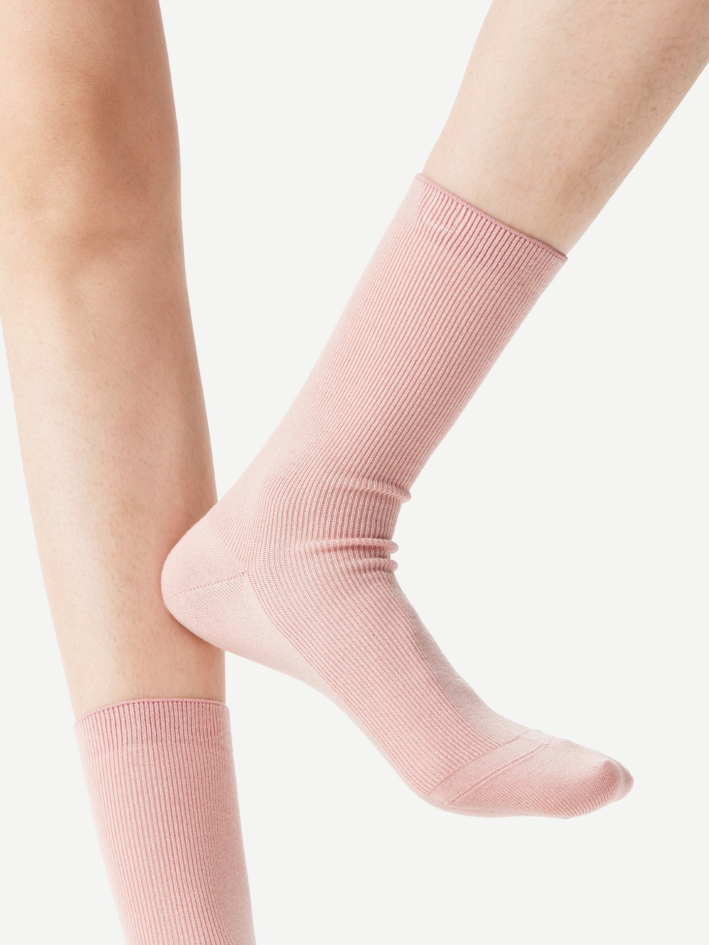 Merino Mulberry Crew Sock