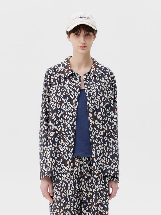 Leopard Print Loungewear Set