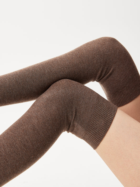 Purple Label Merino Wool and Mulberry Silk Knee-High Socks
