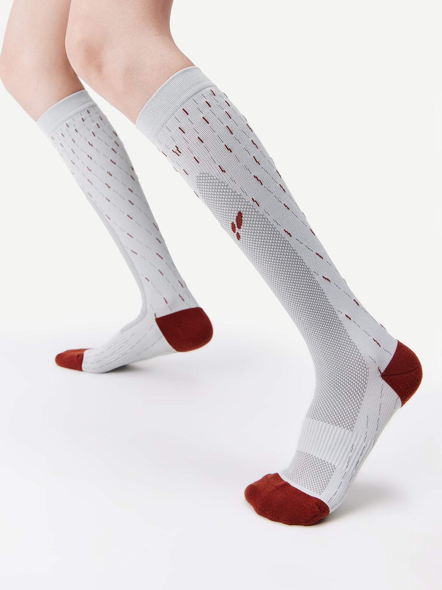 Dynamic Stripe Sport Calf Sock