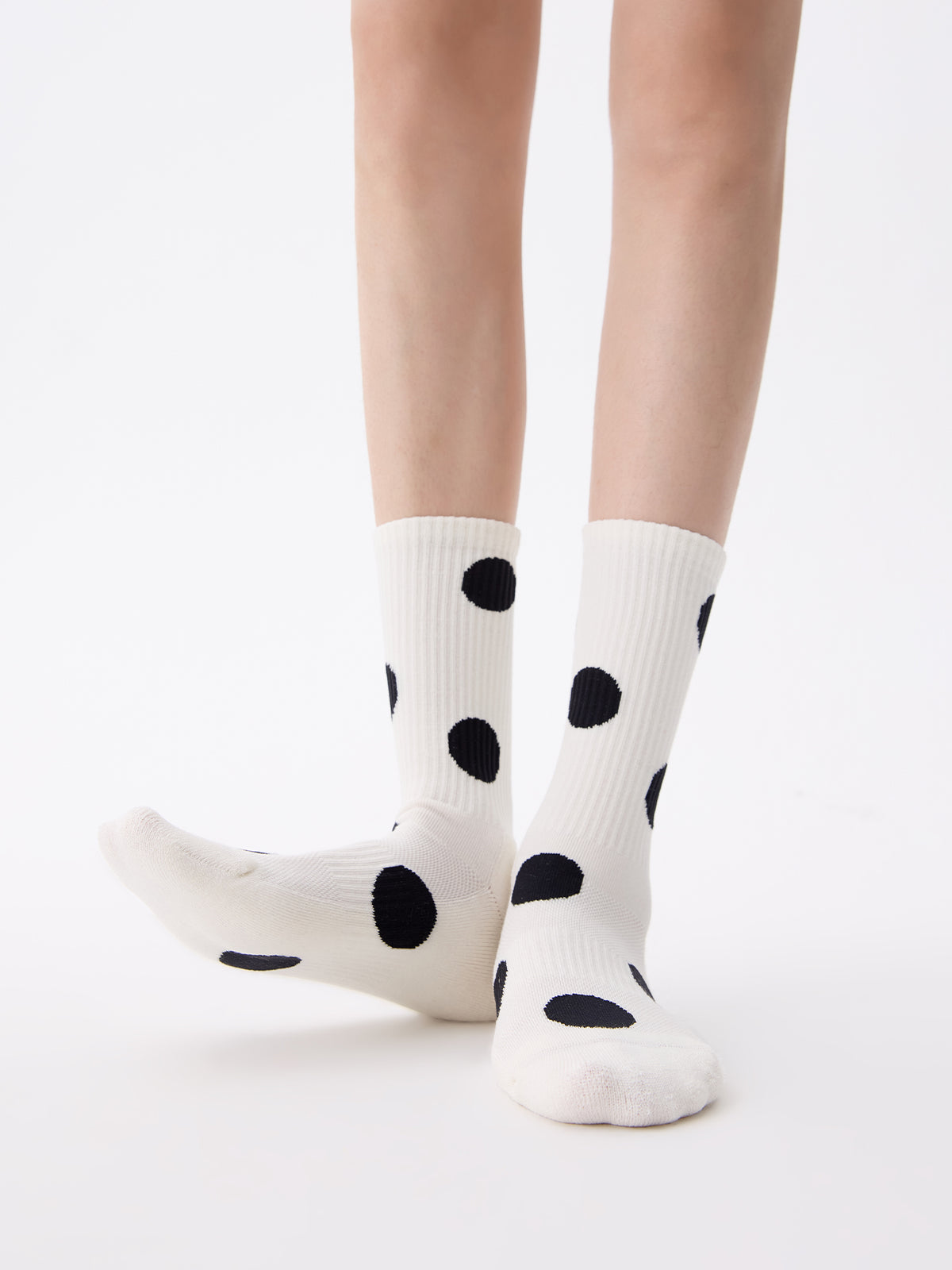Retro Polka Dots Lightweight Sports Socks