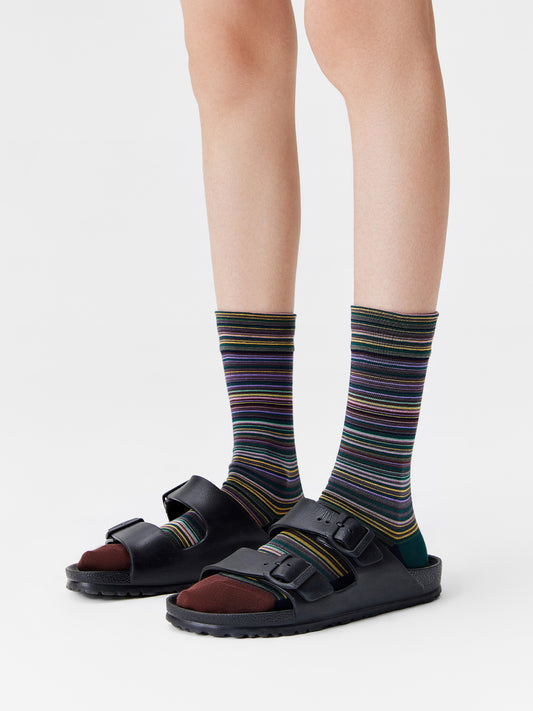 Mélange Texture Crew Socks