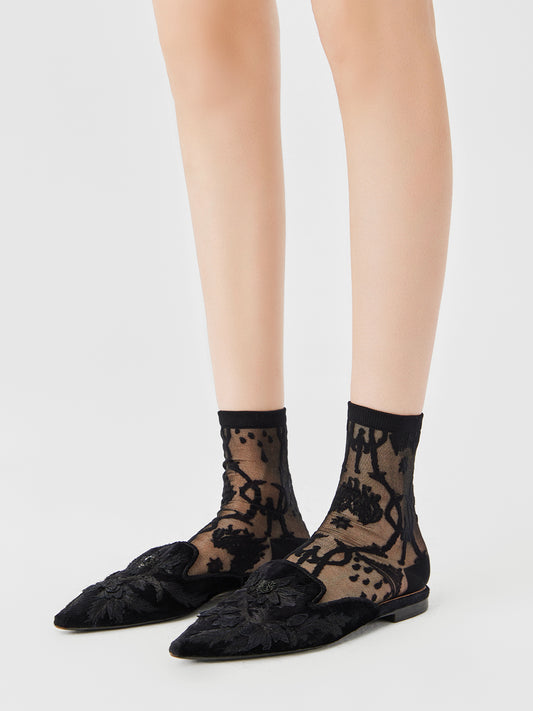 Textured Breathable Translucent Sock