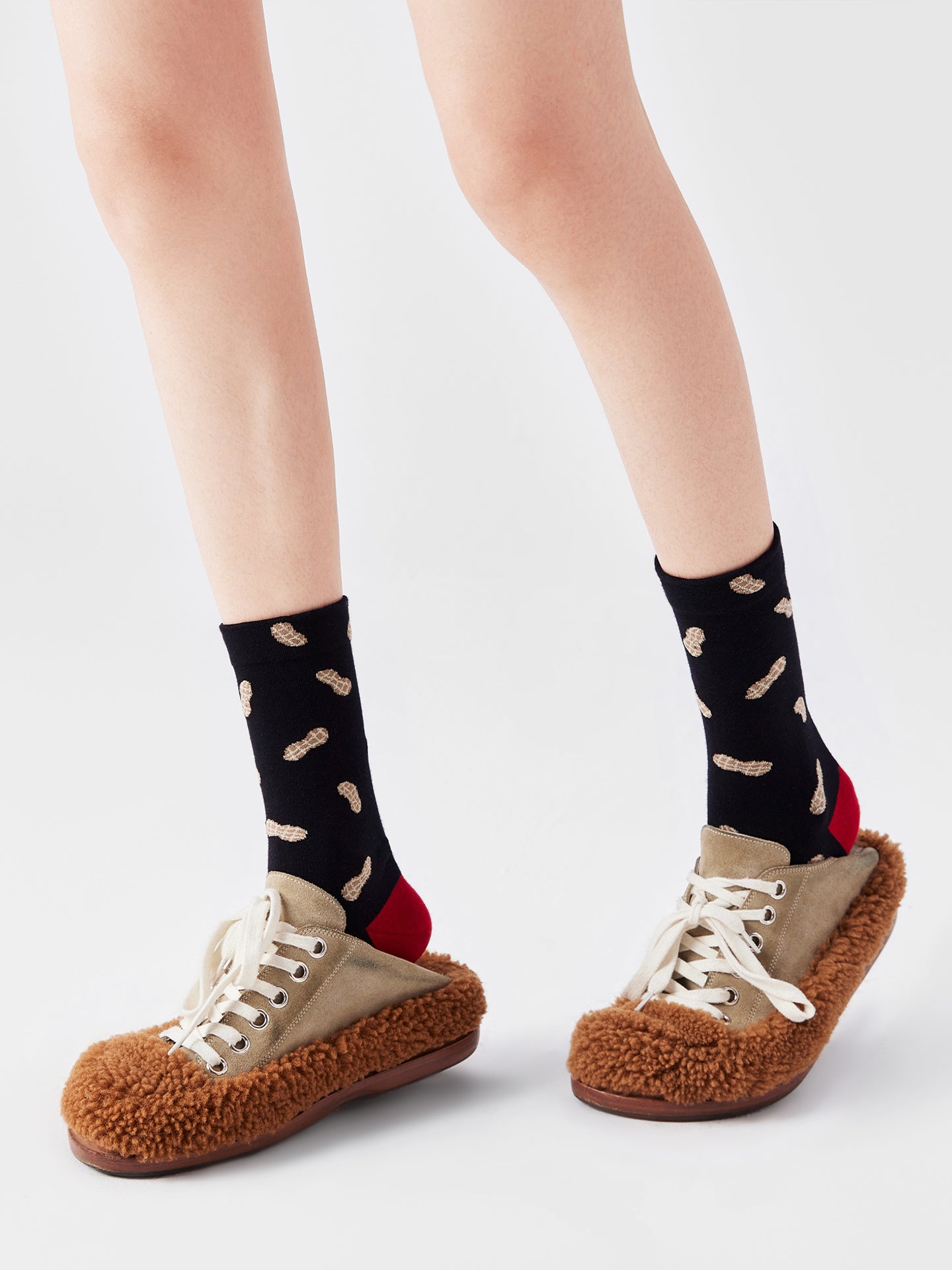 Lucky Peanut Crew Sock