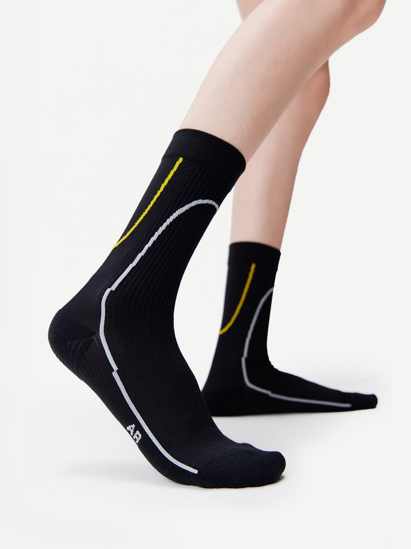 Contrast Line Sport Crew Sock