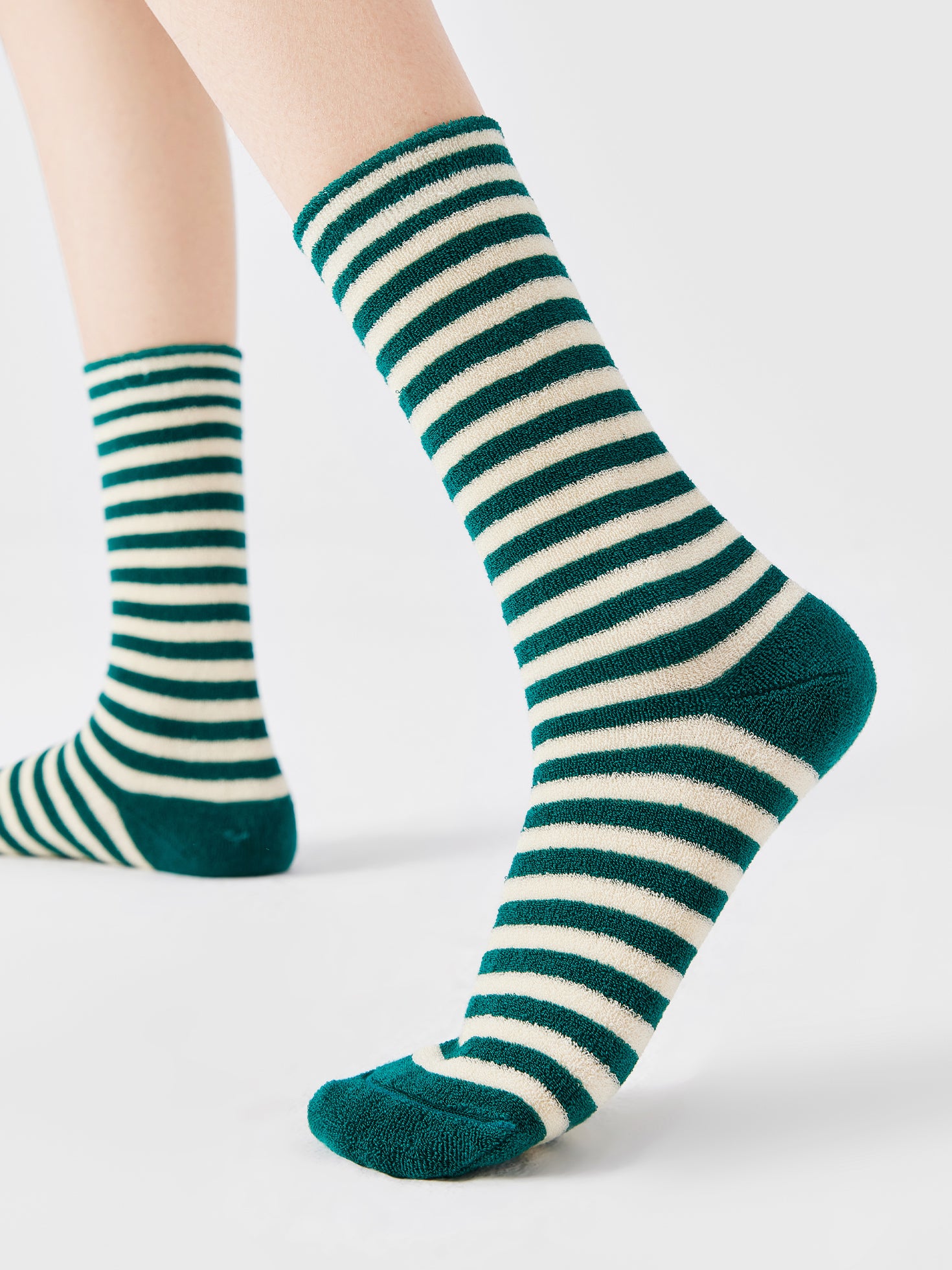 Stripe Crew Sock
