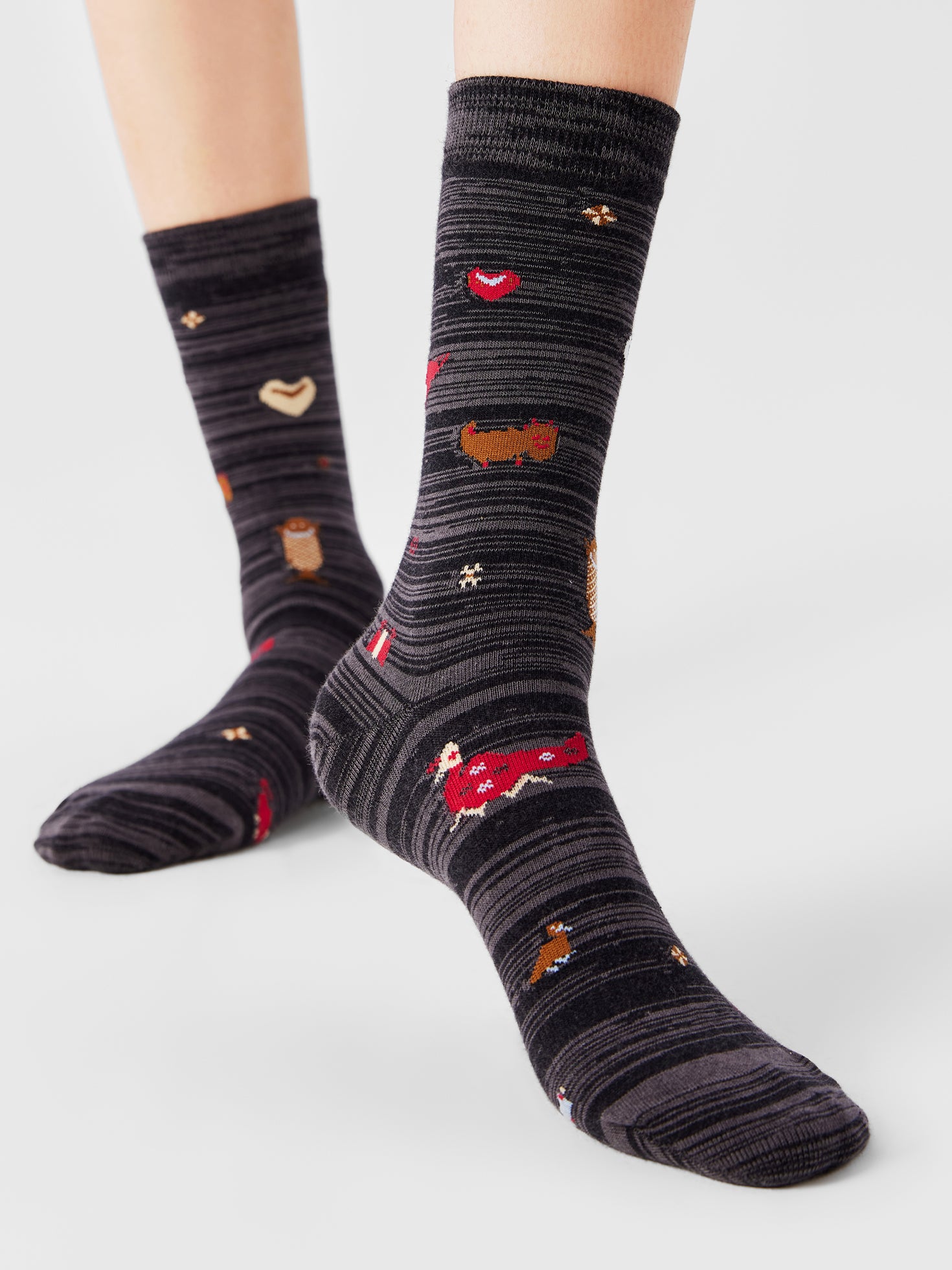 Modern Hmong Art Crew Sock