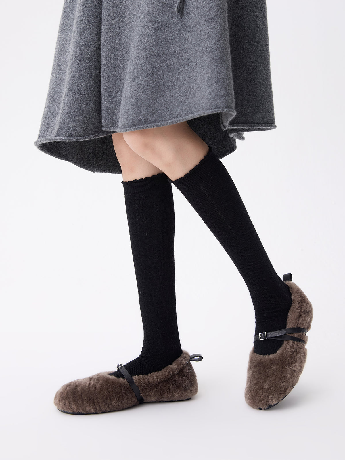 Purple Label AR Merino Wool Lace Calf Socks