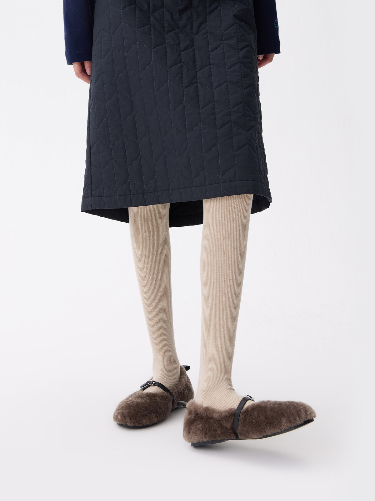 Purple Label Merino Wool and Mulberry Silk Brushed Socks