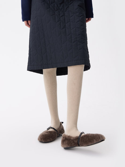 Purple Label Merino Wool and Mulberry Silk Brushed Socks