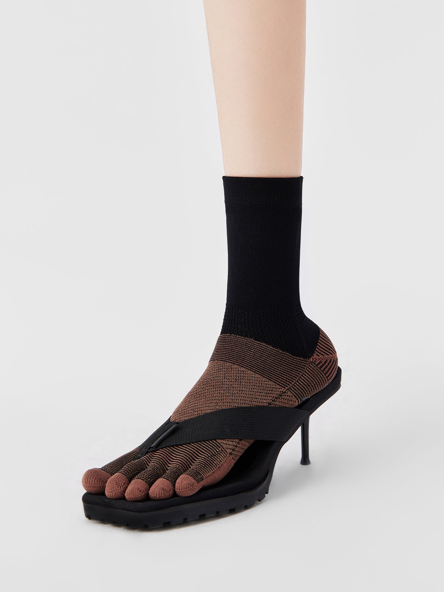 Grip Yoga Toe Crew Sock