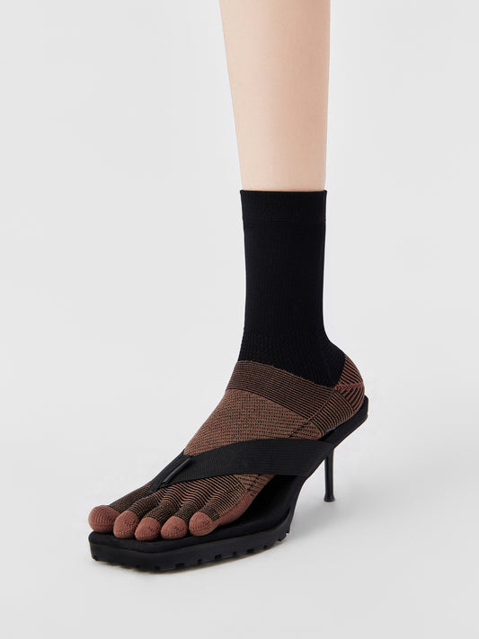 Grip Yoga Toe Crew Sock