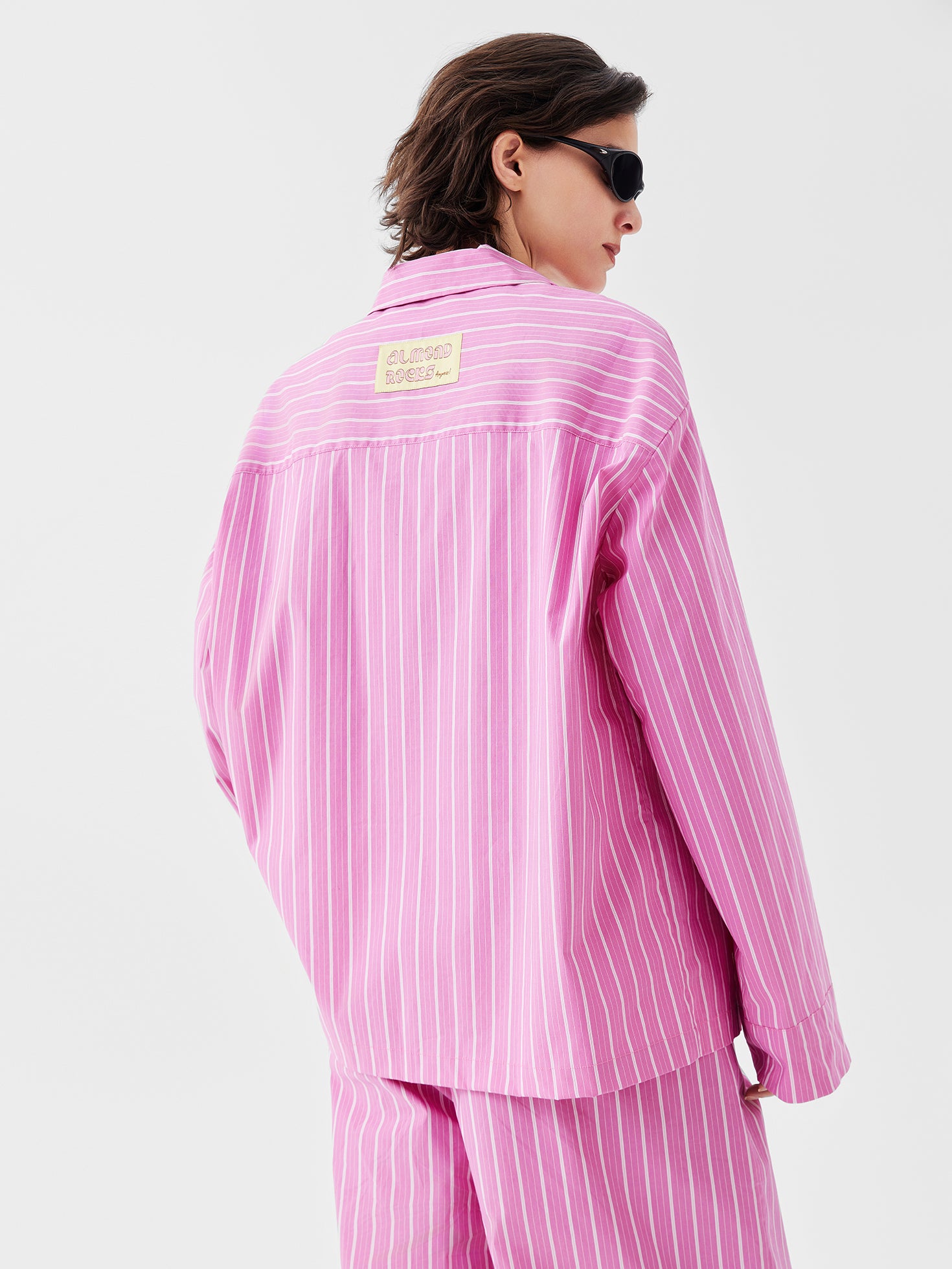 Vertical Stripe Cotton Lounge Set