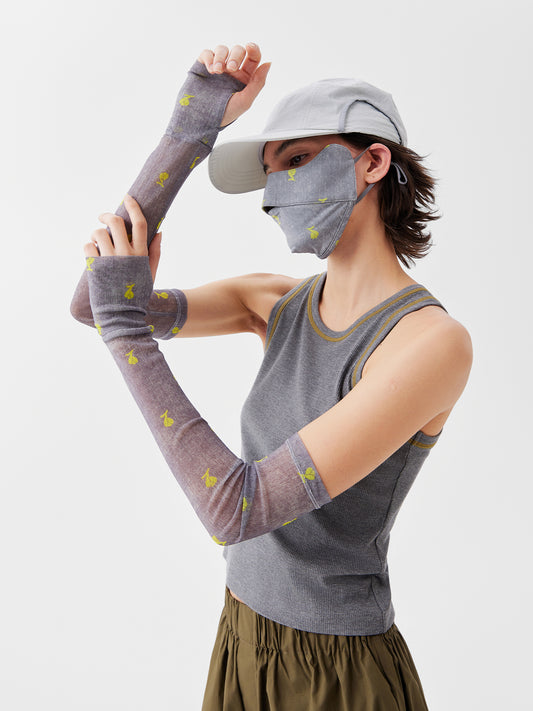 Moon Bloom Mesh Arm Sleeves