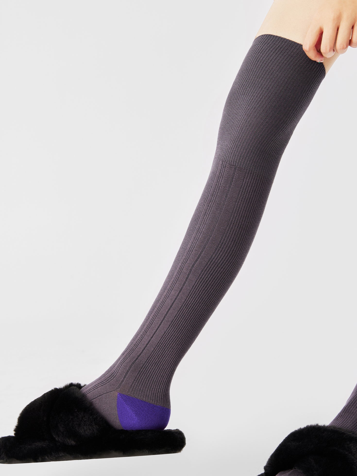 Ribbed Crew / Under Knee / Knee High Sock