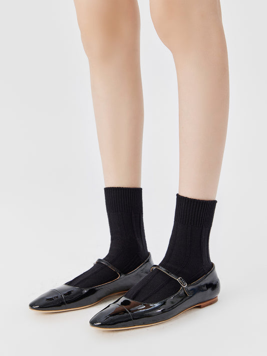 Textured Stripe Crew Sock