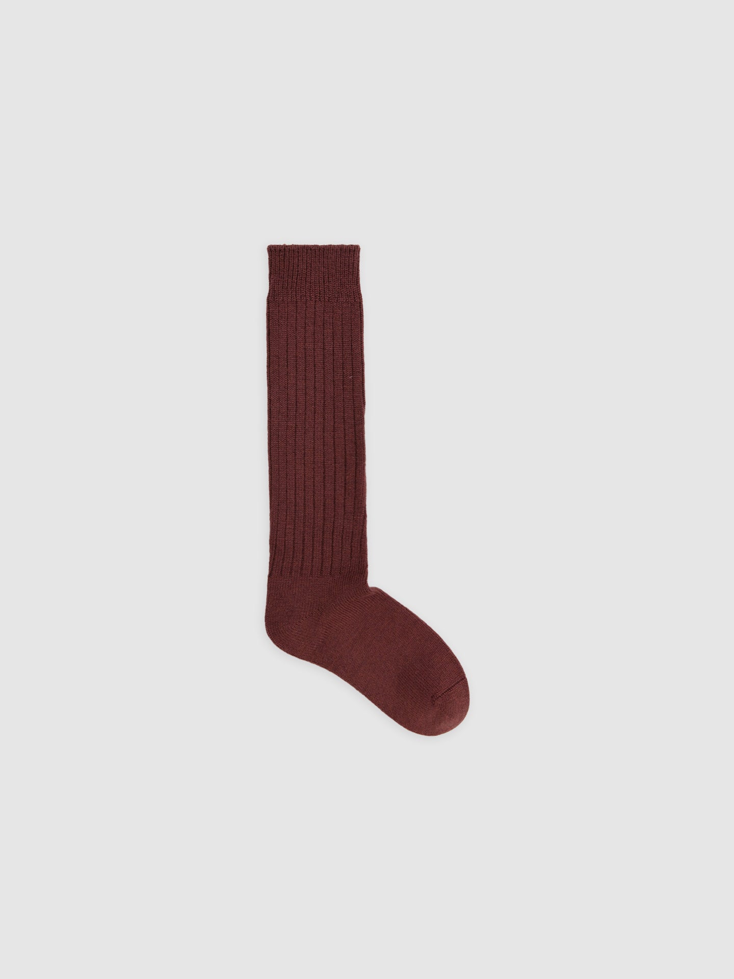 Merino Mulberry Under Knee Sock