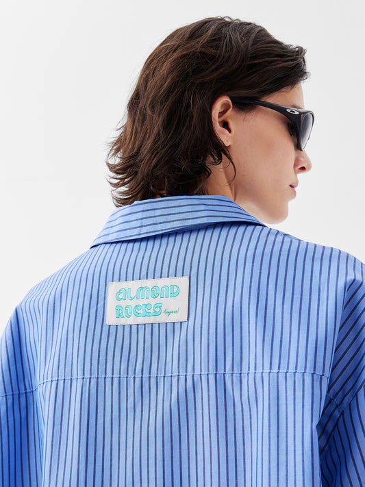 Vertical Stripe Cotton Lounge Set