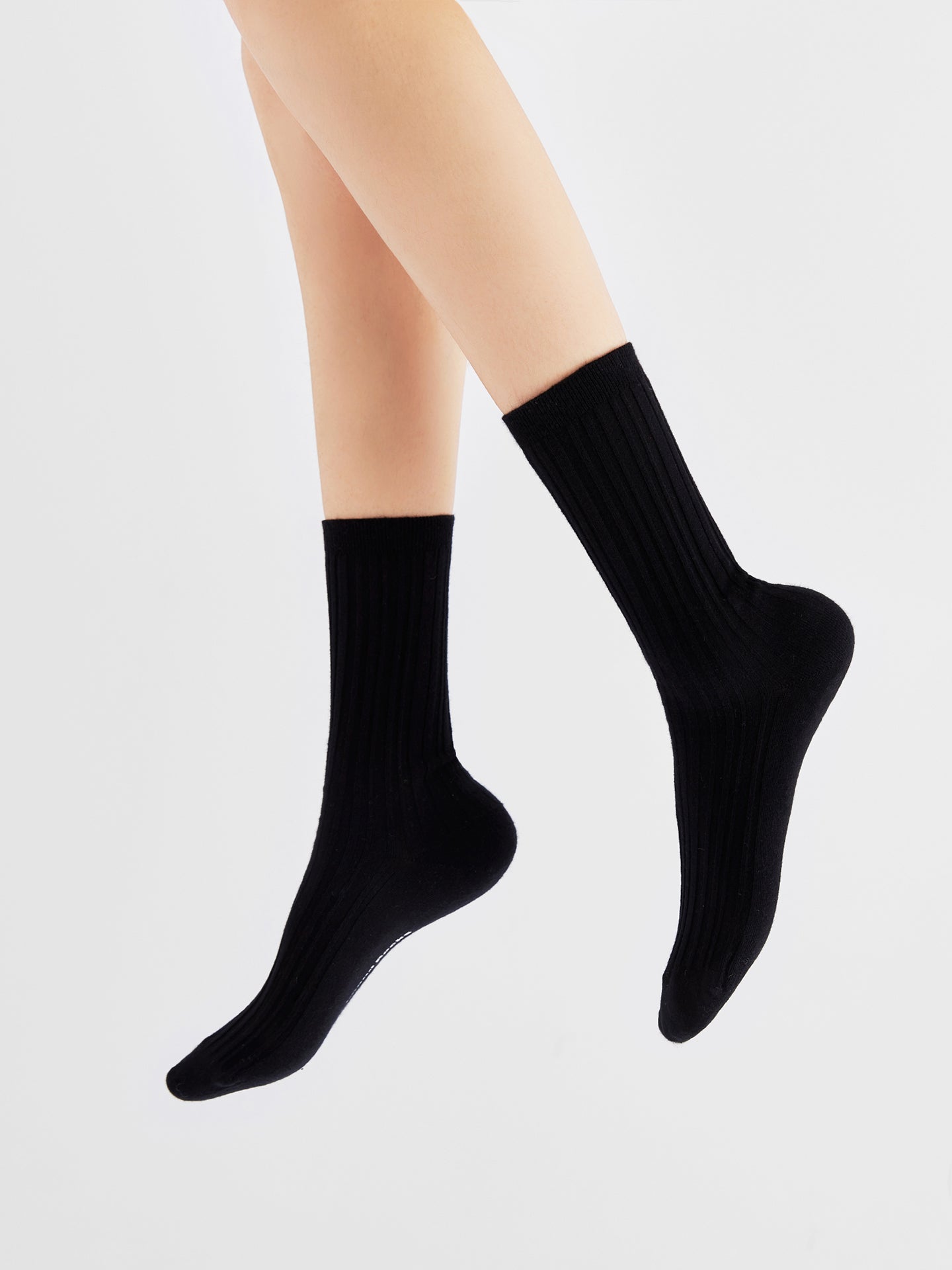 Stripe Textured Crew Sock
