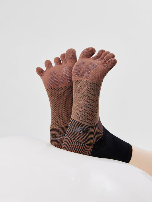 Grip Yoga Toe Crew Sock