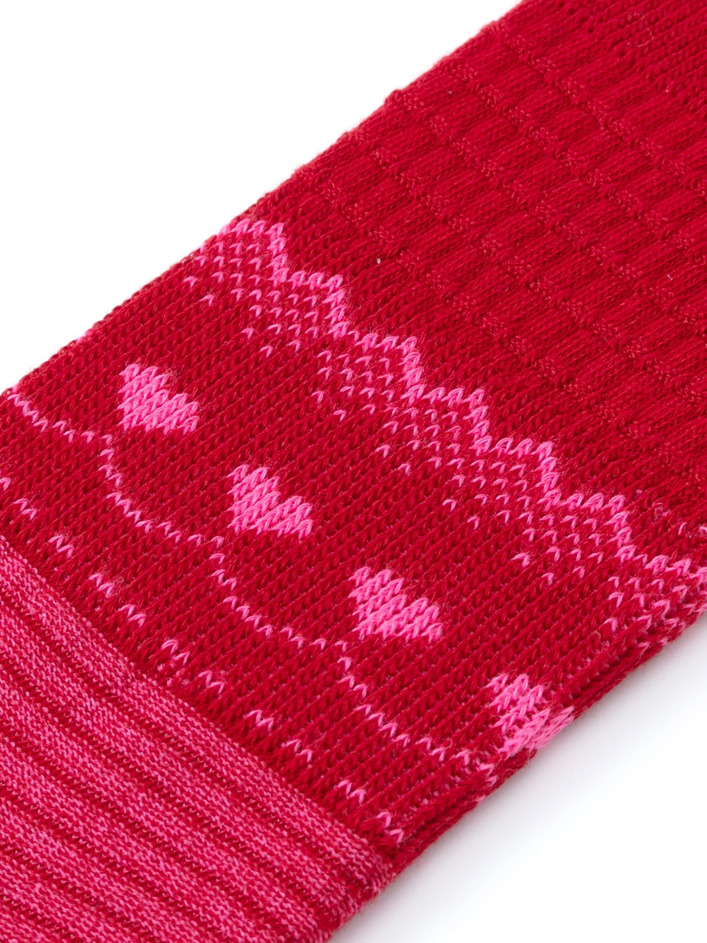 Fair Isle Knit Crew Sock