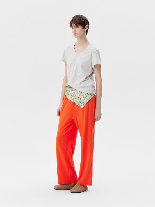 Heathered Print Silk Scarf