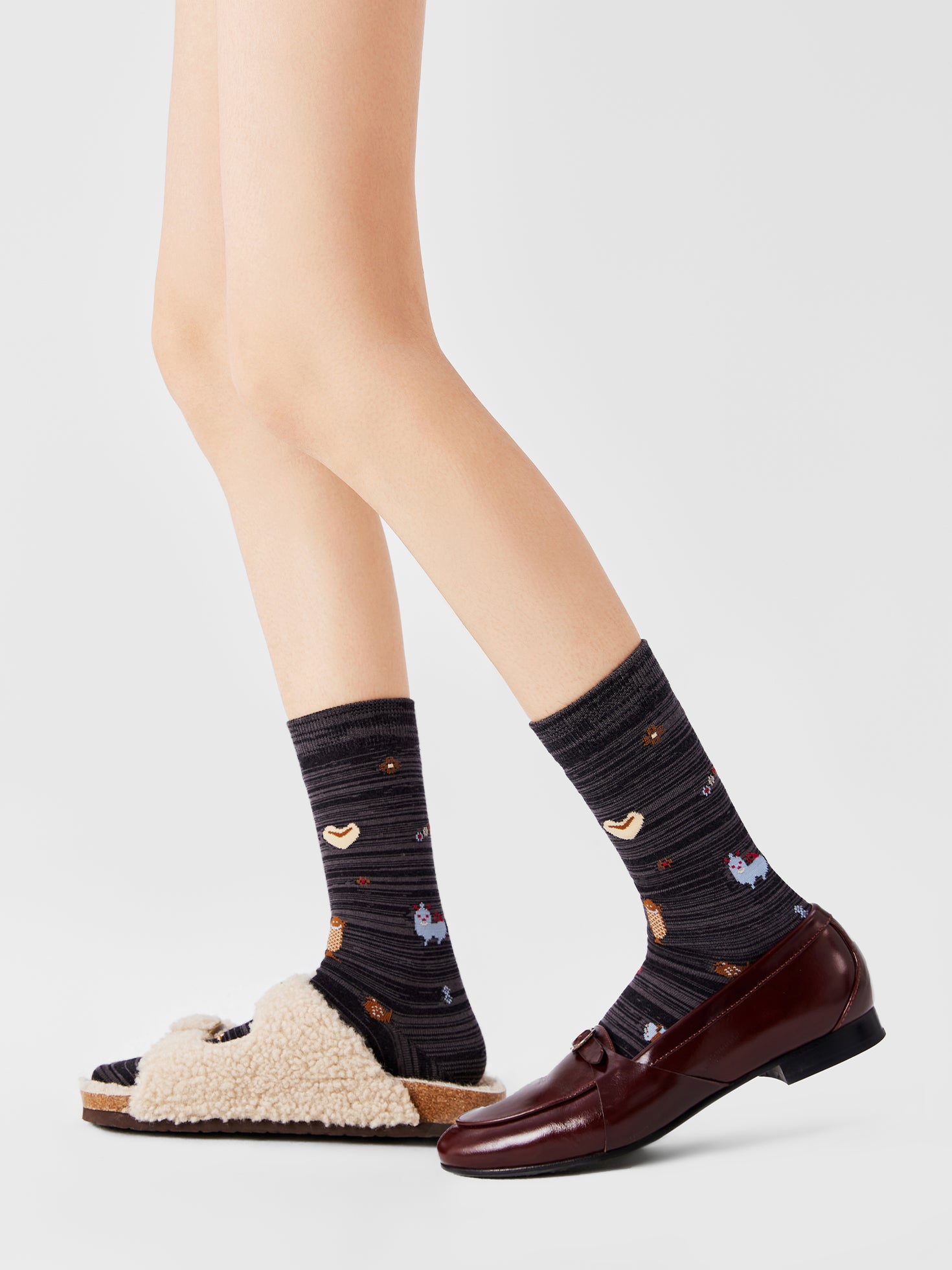 Modern Hmong Art Crew Sock