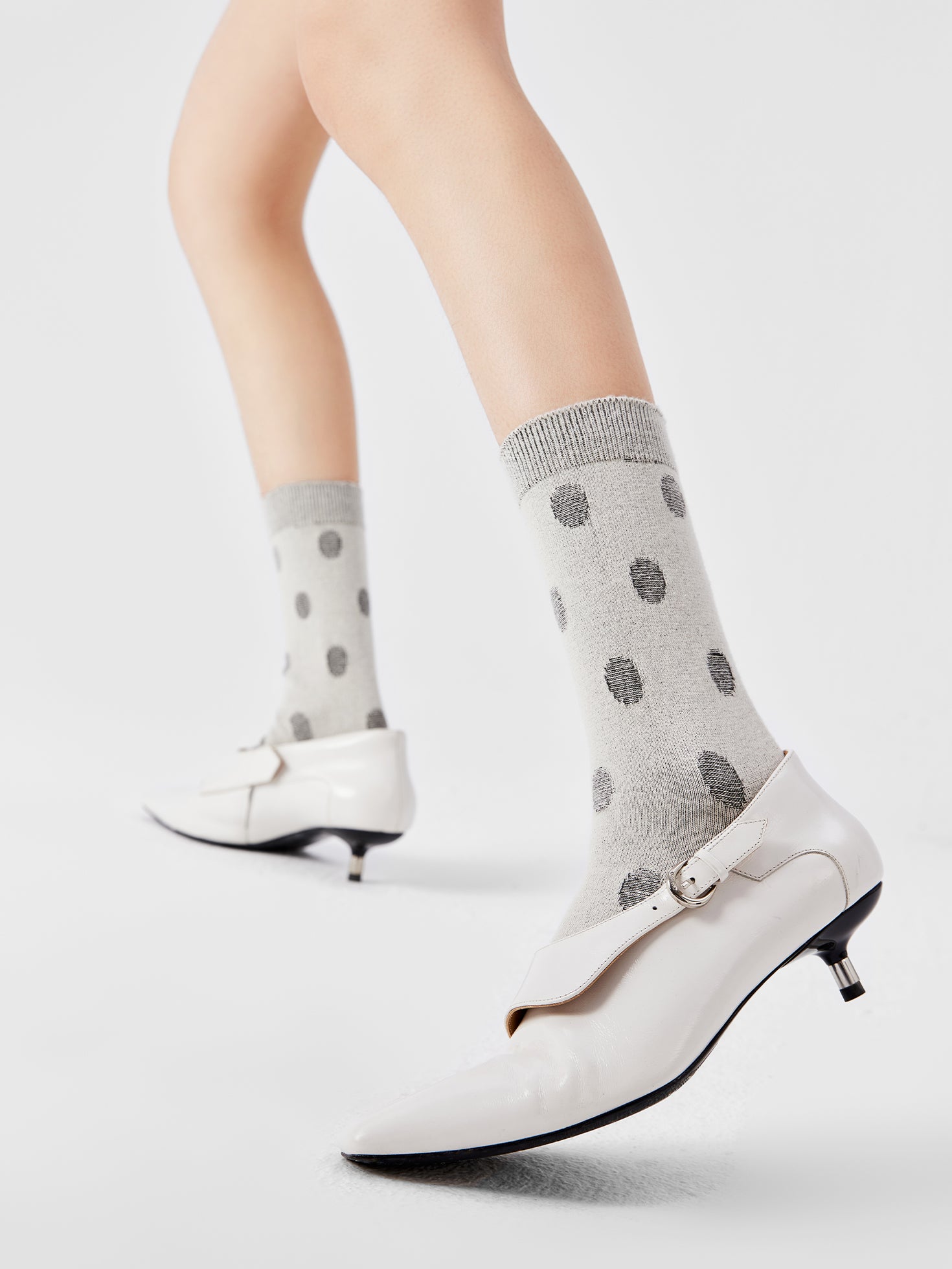 Polka Dot Crew Sock