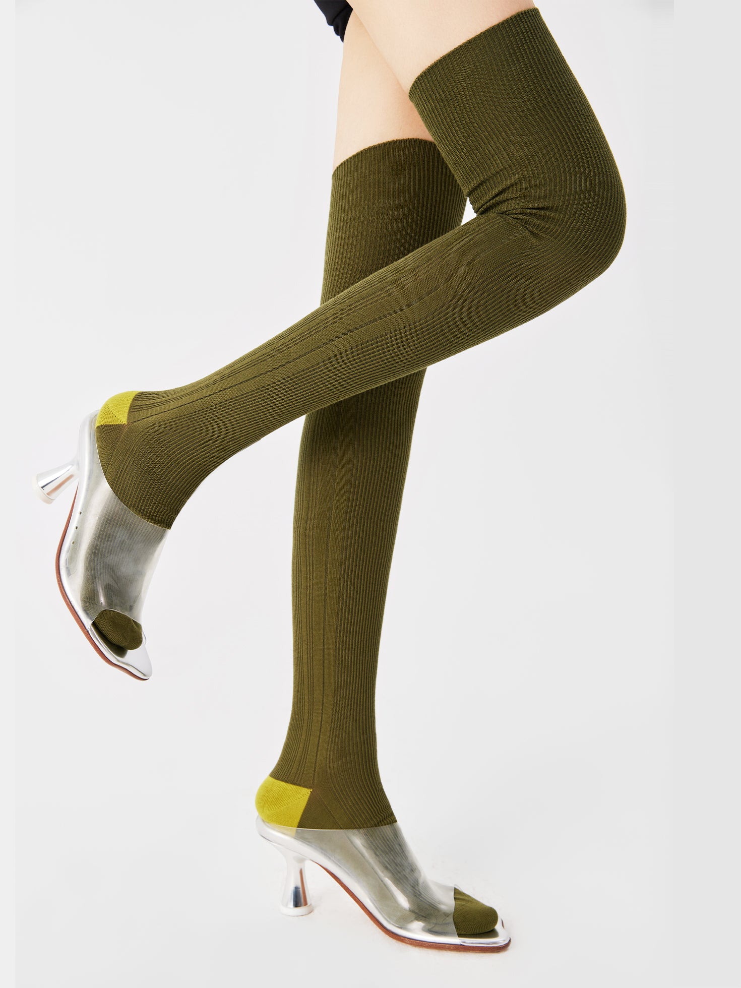 Ribbed Crew / Under Knee / Knee High Sock